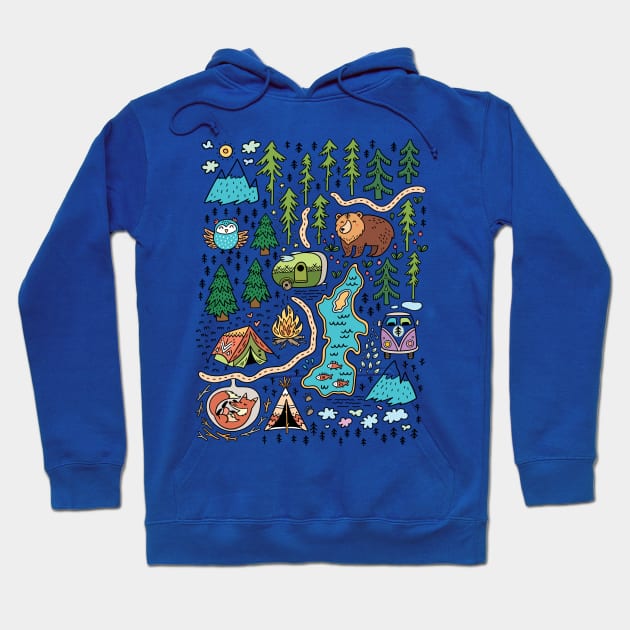 Camping Hoodie by PenguinHouse